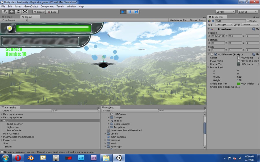 Unity3D游戏开发引擎屏幕截图