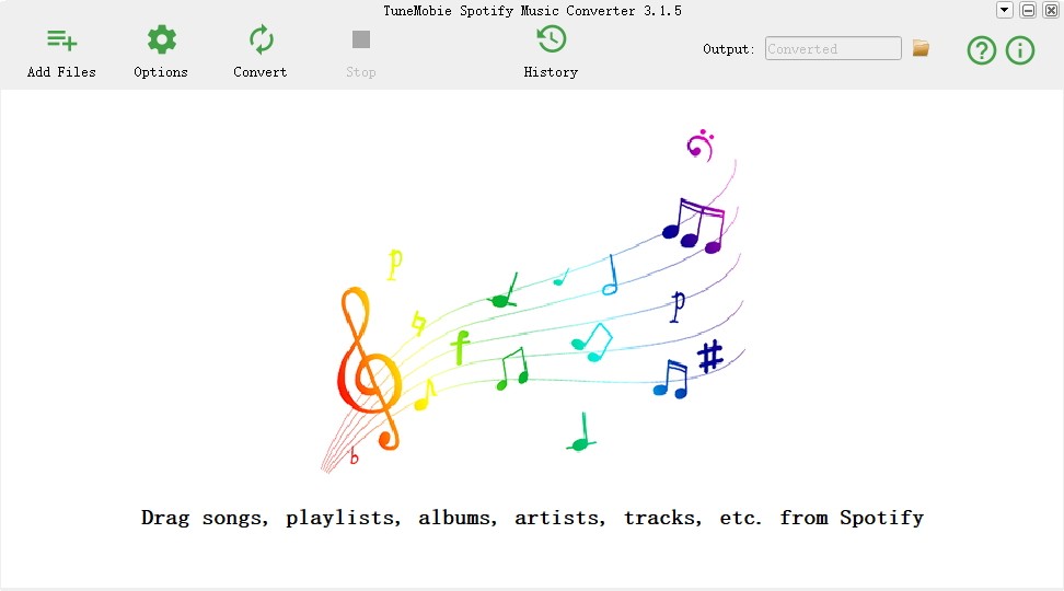 TuneMobie Spotify Music Converter软件截图
