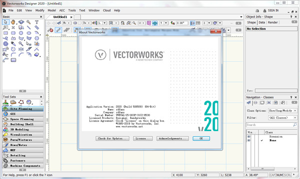 Vectorworks 2020建模设计软件破解版