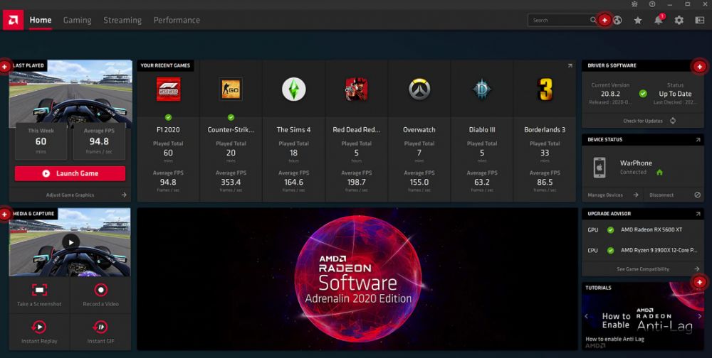 AMD Radeon Software Adrenalin官方免费下载