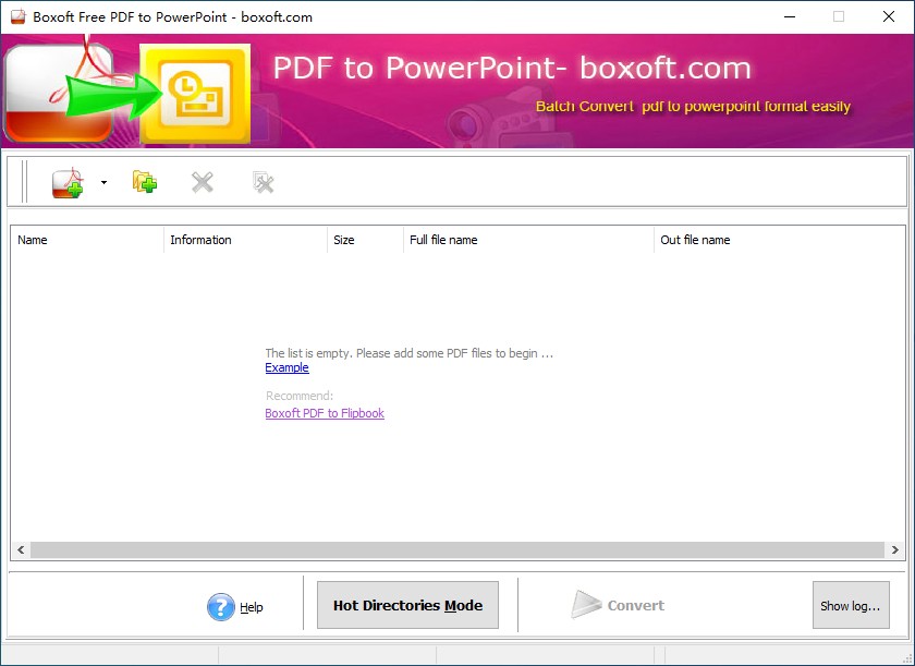 Boxoft Free PDF to PPT游戏截图