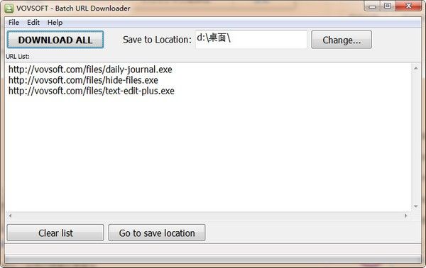 Batch URL Downloader软件