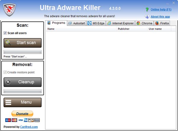 Ultra Adware Killer软件