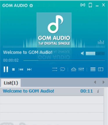 GOM音频最新版下载界面