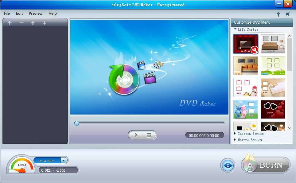 iOrgsoft DVD Maker软件截图