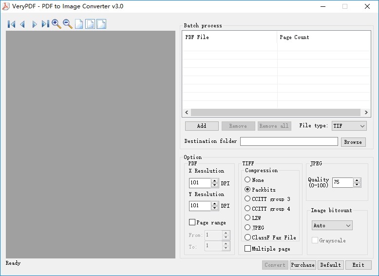 VeryPDF PDF to Image Converter软件截图