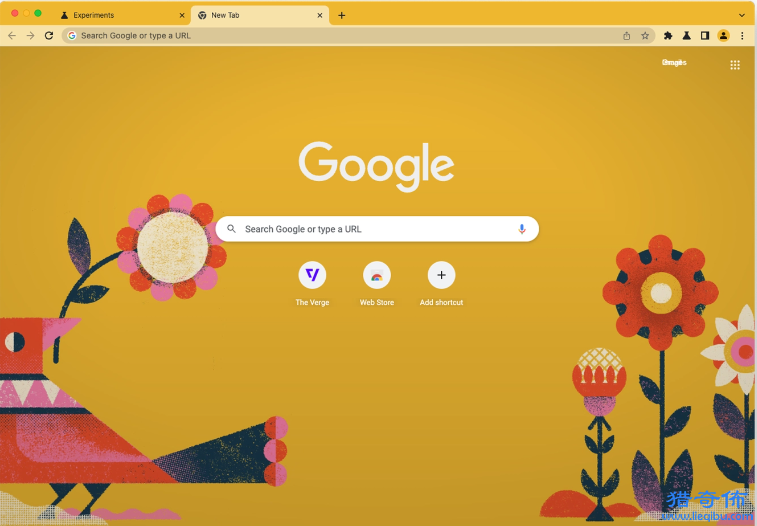 谷歌桌面版 Chrome 浏览器引入 Material You 风格主题，颜色自动跟随壁纸变化_图片