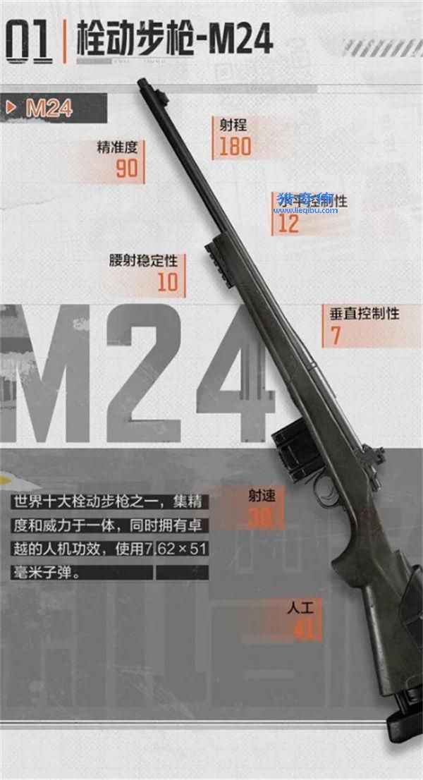 暗区突围栓动步枪M24怎么样 暗区突围栓动步枪M24介绍一览